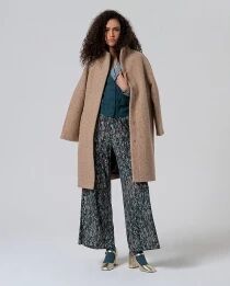 Chemise ajust&eacute;e en viscose de bambou Bleu ciel