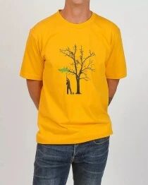 Tee shirt Spring Tree Jaune tee-shirt spring tree jaune lumineux