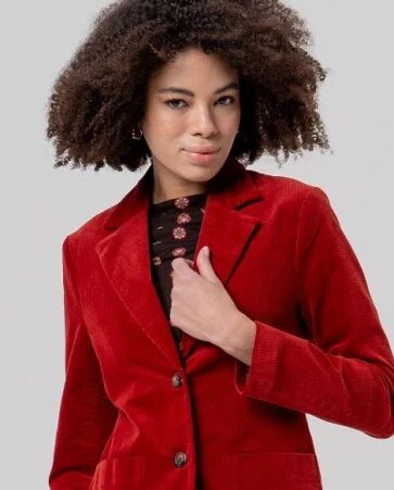 Blazer doublure imprim�e Rojo Ingles