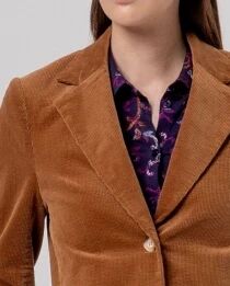Blazer doublure imprim&eacute;e Toffee