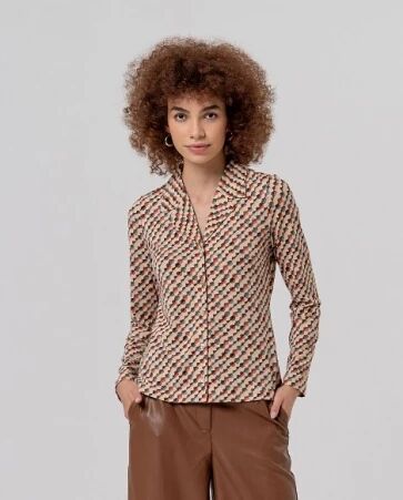 Blouse � col revers Crudo