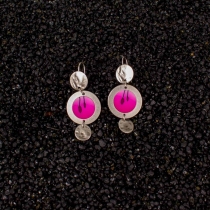 Boucle d\'oreille Sphere Rose