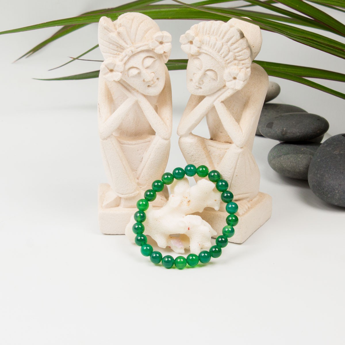 Bracelet pierre naturelle AVENTURINE Verte