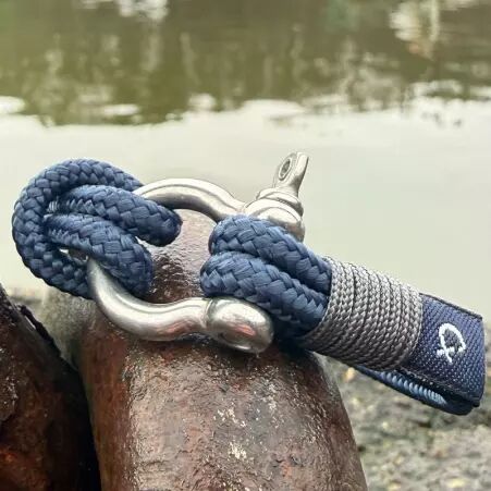 Bracelet manille Bleu marine