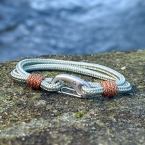 Bracelet noro&icirc;t Kaki clair