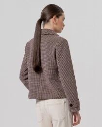 Caban double boutonnage Brun