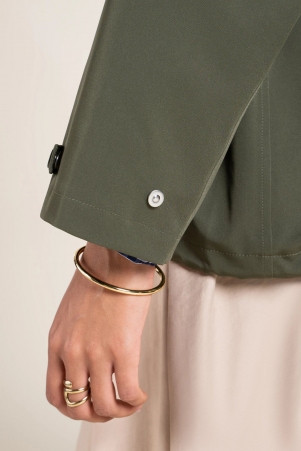 Cape courte imp�rmeable et oversize Lourmel kaki