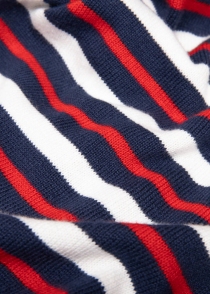 Cardigan Bright Side of Life classic north sea waves stripe