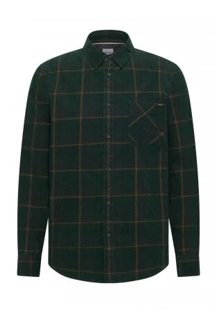 Chemise � carreaux verte