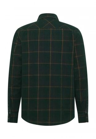 Chemise � carreaux verte