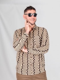 Chemise Etnik black stripes