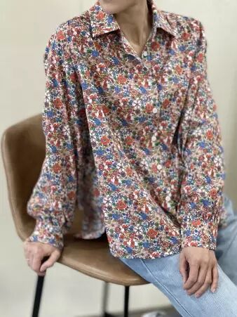 Chemise liberty fleurie vintage