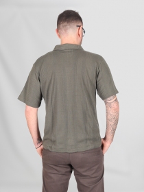 Chemise manches courte kaki