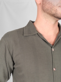 Chemise manches courte kaki