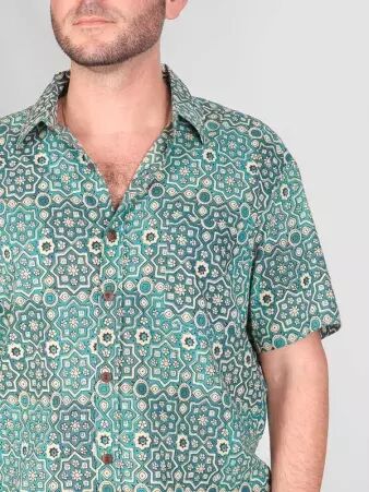 Chemise manches courtes Jaipur