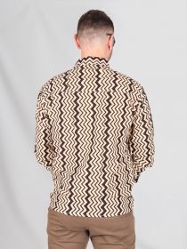 Chemise manches longues Etnik black stripes