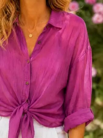 Chemise voile de coton Violine