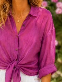 Chemise voile de coton Violine
