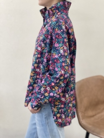 Chemisier liberty fond navy