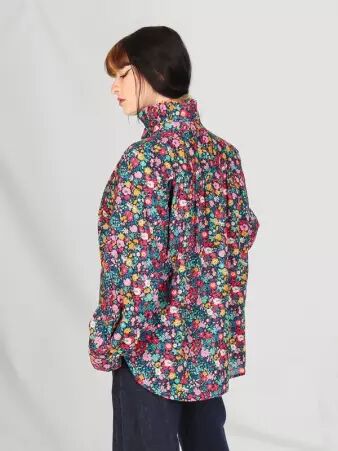 Chemisier liberty fond navy