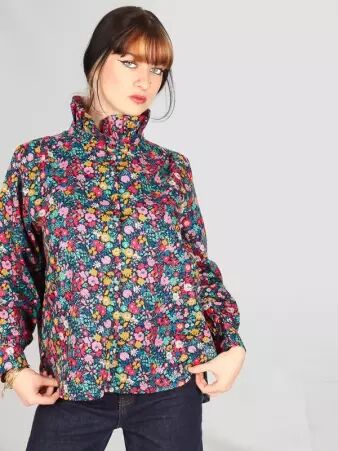 Chemisier liberty fond navy