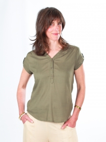 Chemisier Loola Olivine