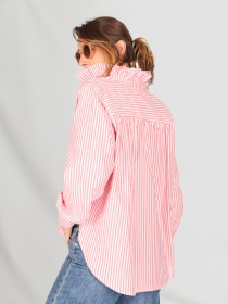 Chemisier rayures proven&ccedil;ales rose