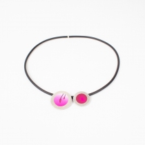 Collier Satellite Rose