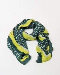 Foulard imprim&eacute; Verde Botella