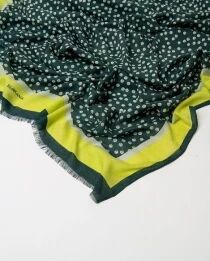 Foulard imprim&eacute; Verde Botella