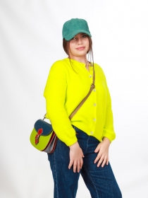 Gilet aplaga 6 boutons Jaune fluo