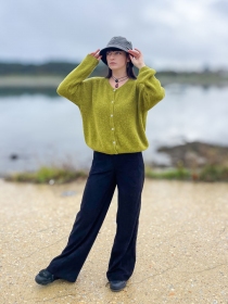 Gilet aplaga 6 boutons olive