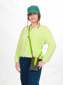 Gilet aplaga 6 boutons Vert clair