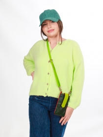 Gilet aplaga 6 boutons Vert clair