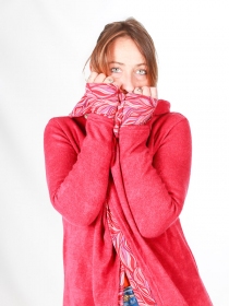 Gilet madurai coton bio rose