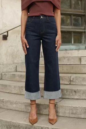 Jeans Loane a revers denim stone