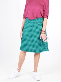 Jupe Cameleon Feuilles grafik vert