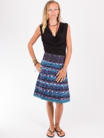 Jupe loosing fabrik bleue longue