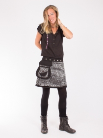 Jupe réversible Campbell Scotland Tartan Silver