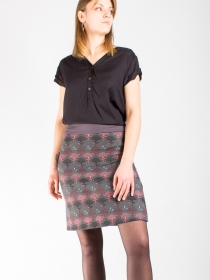 Jupe Rosita mi-longue Palm Stone