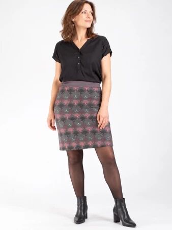 Jupe Rosita mi-longue Palm Stone