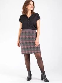 Jupe Rosita mi-longue Palm Stone