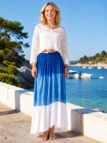Jupe Yoko Tie dye Midnight blue