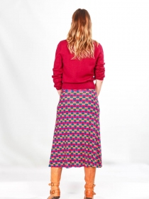 Jupe Zazou Purple pavot