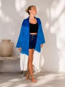 Kimono Haori Tie dye Midnight blue