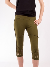 Legging Lazer cut kaki