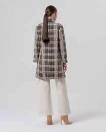 Manteau double boutonnage Camel