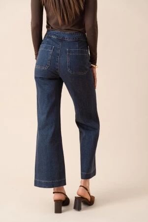 Pantalon � pont victoire jean brut