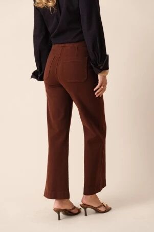Pantalon � pont Victorine Paprika