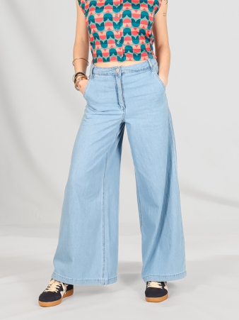 Pantalon aqua light denim